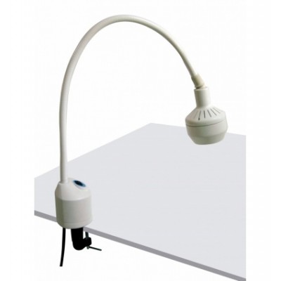 Lampa badawczo-zabiegowa ORDISI FLH-2 LED, z mocowaniem do stolika (z dłuższą gęsią szyją, bezcieniowa)