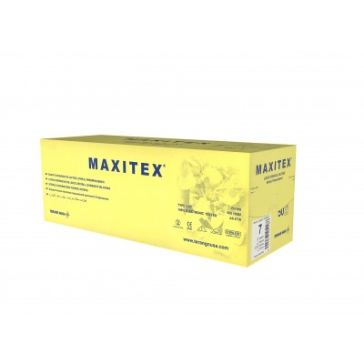 Rękawice/rękawiczki chirurgiczne, sterylne, lateksowe MAXITEX COMPACT PD (50